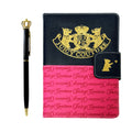 Juicy Couture Faux Leather Journal with Snap Closure & Crown Pen
