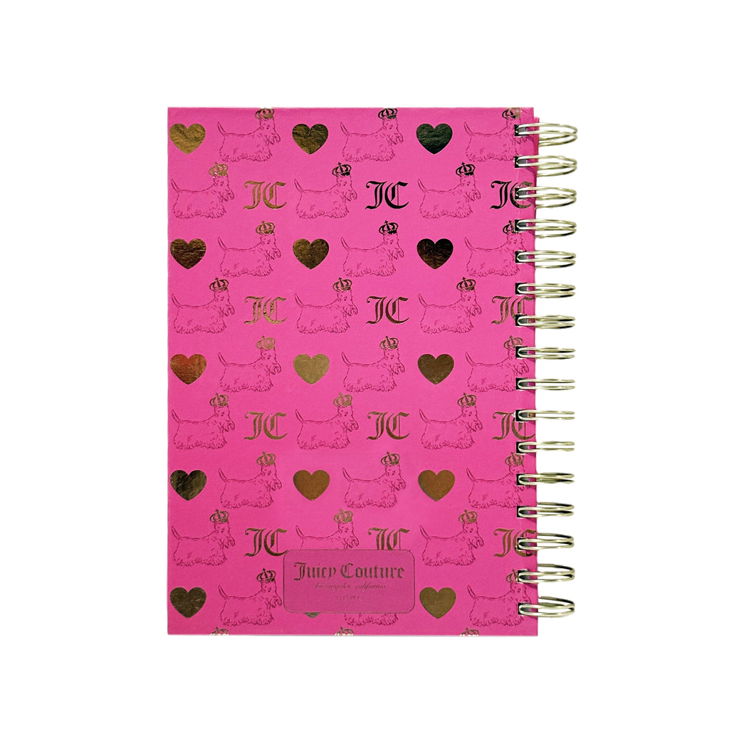Juicy Couture Spiral Notebook with 2 Heart Pens