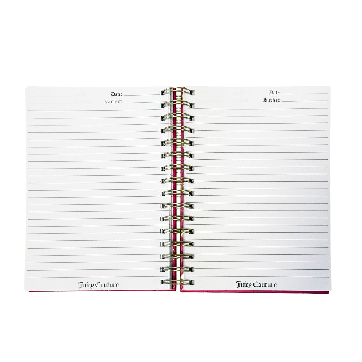 Juicy Couture Spiral Notebook with 2 Heart Pens