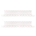 20” Pink Bow Acrylic Floating Wall Shelves, Set of 2
